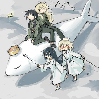 Girls' Last Tour and Shimeji Simulation